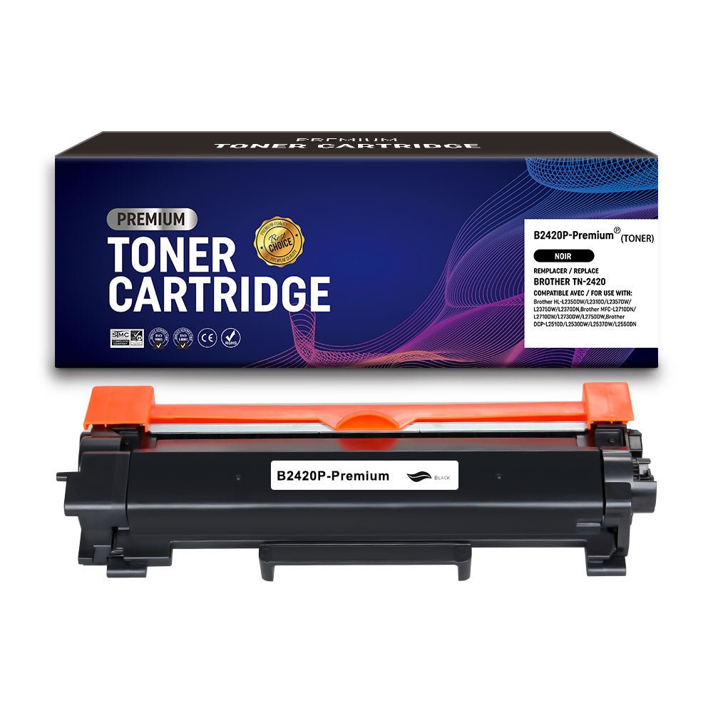 Cartouche de toner Compatible Brother TN-2420 Noir 3000pages - KERA FRANCE Cartouche de toner Compatible Brother TN-2420 Noir 3000pages - KERA FRANCE